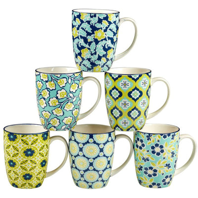 Product Image: Mug Set Tapestry 6 Piece 14 Ounce Multicolored