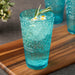 Glassware Set Victoria Ice Tea 22 Ounce Aqua Acrylic 6 Piece