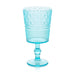 Glassware Set Victoria Goblet 14 Ounce Aqua Acrylic 6 Piece