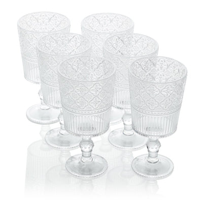 Product Image: Glassware Set Victoria Goblet 14 Ounce Clear Acrylic 6 Piece