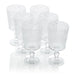 Glassware Set Victoria Goblet 14 Ounce Clear Acrylic 6 Piece