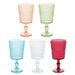 Glassware Set Victoria Goblet 14 Ounce Green Acrylic 6 Piece