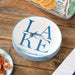 Dinner Plate Set Wake At The Lake 4 Piece Multicolored Ceramic
