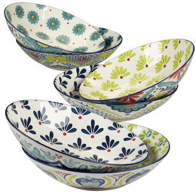 Product Image: Soup Bowl Set Talavera 40 Ounce Multicolored Porcelain