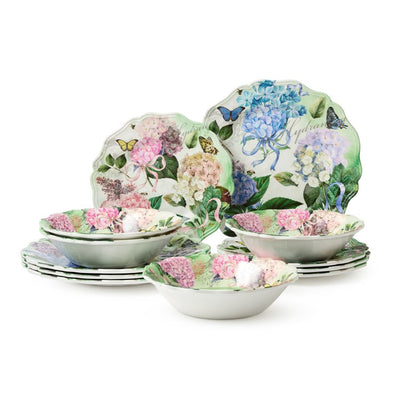 Product Image: Dinnerware Set Garden Path 12 Piece Multicolored Melamine