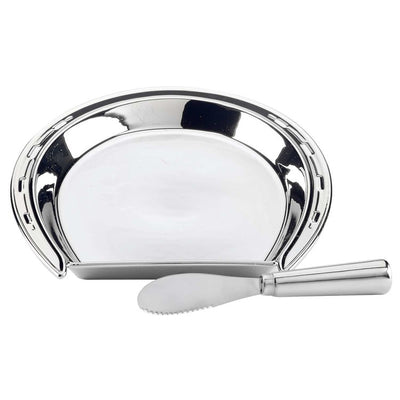 Product Image: Serving Set Derby Day at the Races 2 Piece Silver Porcelain