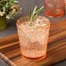 Glassware Set Victoria Double Old Fashion 16 Ounce Blush Acrylic 6 Piece