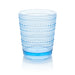 Glassware Set Santa Fe Double Old Fashion 16 Ounce Blue Acrylic 6 Piece