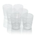 Glassware Set Santa Fe Double Old Fashion 16 Ounce Clear Acrylic 6 Piece
