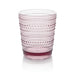 Glassware Set Santa Fe Double Old Fashion 16 Ounce Plum Acrylic 6 Piece