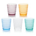 Glassware Set Santa Fe Double Old Fashion 16 Ounce Plum Acrylic 6 Piece