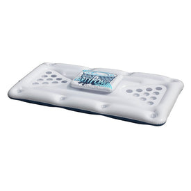 76.5" Floating Swimming Pool Pong Game with Built In Cooler