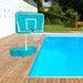 42" Poolside Adjustable Basketball Hoop for In-Ground Pools