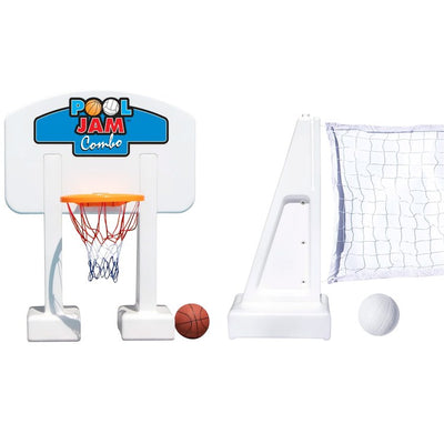Product Image: Pool Jam Combo Basketball and Volleyball Inground Swimming Pool Water Games