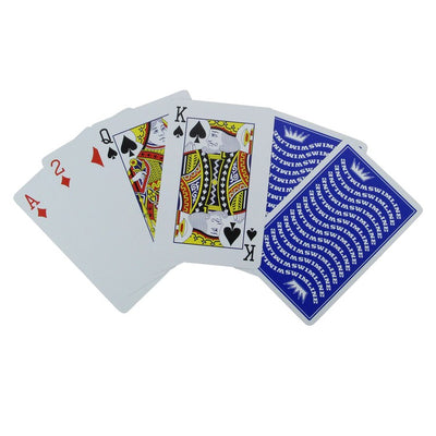 Product Image: 3.5" Blue Waterproof Swimming Pool Deck of Playing Cards