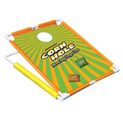 Product Image: 36" Orange and Green Floating Bean Bag Target Toss Swimming Pool Game