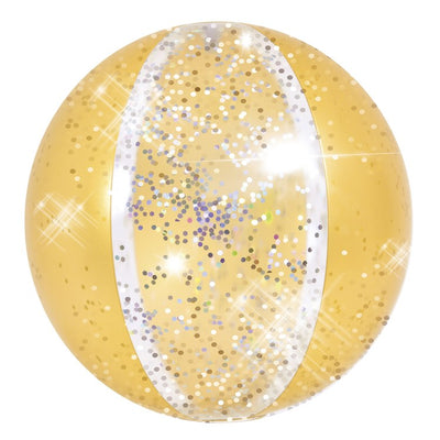 Product Image: 16" Glitter Inflatable Beach Ball - Yellow