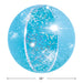 16" Glitter Inflatable Beach Ball - Blue