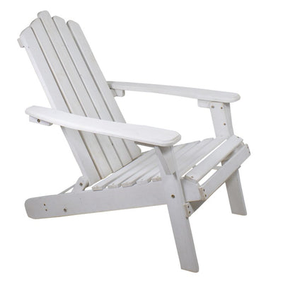 Product Image: 36" Classic Folding Wooden Adirondack Chair - White