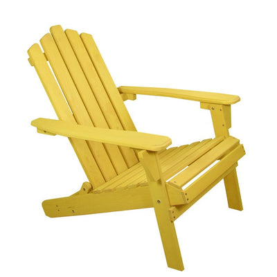 Product Image: 36" Classic Folding Wooden Adirondack Chair - Yellow