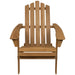 36" Classic Folding Wooden Adirondack Chair - Natural