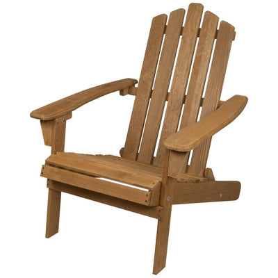 Product Image: 36" Classic Folding Wooden Adirondack Chair - Natural