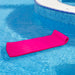 74" Floating Foam Swimming Pool Mattress Lounger with Head Rest - Pink
