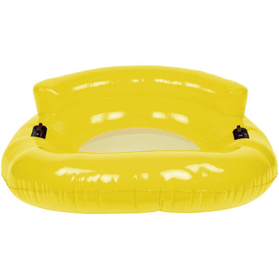 Product Image: 43" Yellow Bubble Seat Inflatable Swimming Pool Float