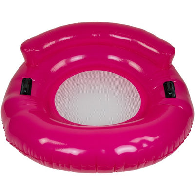 Product Image: 43" Pink Bubble Seat Inflatable Swimming Pool Float