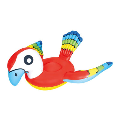 Product Image: 87" Red and Blue Jumbo Parrot Ride-On Inflatable Swimming Pool Float