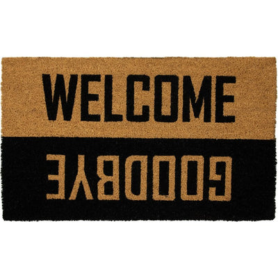 Product Image: 18" x 30" Natural Coir "Welcome Goodbye" Outdoor Doormat