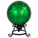 10" Turtle Shell Inspired Mirrored Outdoor Garden Gazing Ball