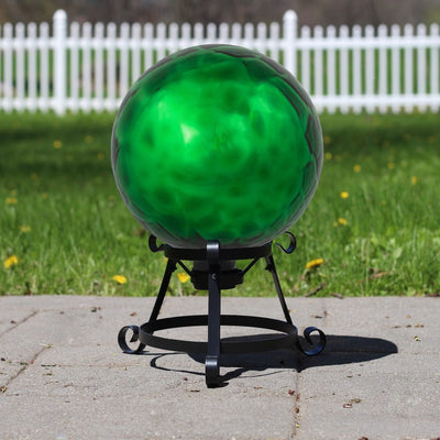 Product Image: 10" Turtle Shell Inspired Mirrored Outdoor Garden Gazing Ball