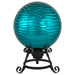 10" Wave Outdoor Garden Gazing Ball