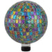 10" Mosaic Window Pane Outdoor Garden Gazing Ball