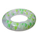 47" Inflatable Geometric Inner Tube Swimming Pool Ring