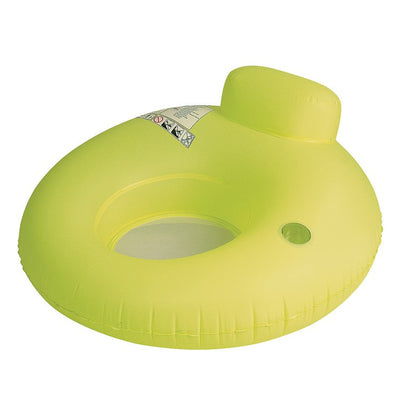 Product Image: 48" Inflatable Inner Tube Water Sofa Swimming Pool Lounger Float - Yellow