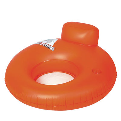 Product Image: 48" Inflatable Inner Tube Water Sofa Swimming Pool Lounger Float - Orange