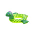 24" Inflatable Green and Yellow Dinosaur Swim Ring Tube Pool Float