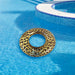 35" Inflatable Inner Tube Pool Float - Brown