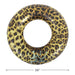35" Inflatable Inner Tube Pool Float - Brown