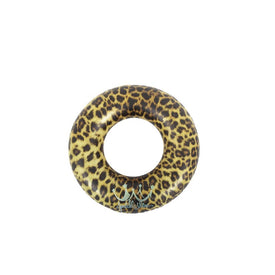 35" Inflatable Inner Tube Pool Float - Brown