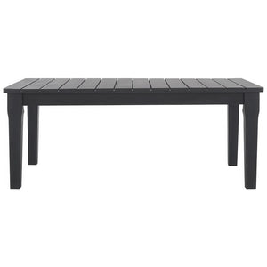 Coffee Table Martinique Patio Black Eucalyptus Wood