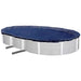 27' Black Closing Leaf Net Cover for Oval Above-Ground Swimming Pools