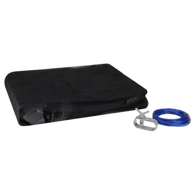 Product Image: 27' Black Closing Leaf Net Cover for Oval Above-Ground Swimming Pools