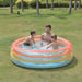 6.5' Inflatable Multi Color 3 Ring Transparent Swimming Pool