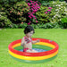 59" Red Yellow and Green Inflatable Round Kiddie Swimming Pool