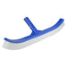 17.5" Blue Swimming Pool Cleaning Curved Brush with Back Support