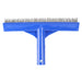 9.75' Blue Stainless Steel Algae Brush for Cement Pools