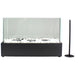 17.75" Bio Ethanol Ventless Portable Triple Fireplace with Flame Guard